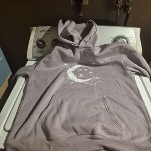 SHEIN Lavender Hoodie with Moon Design